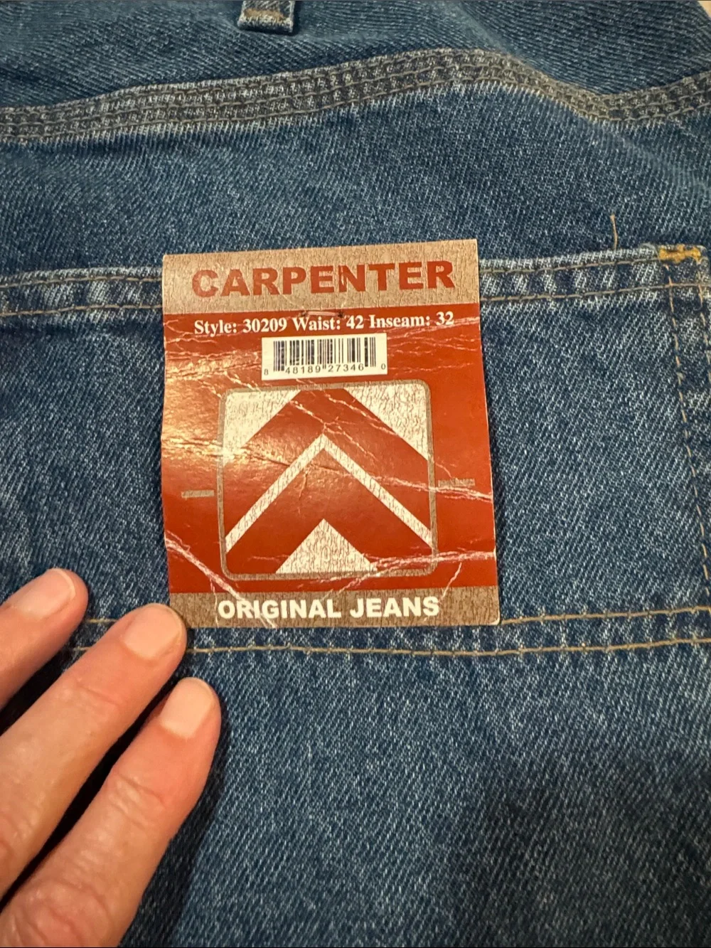 Men's Straight-Leg Jeans in Medium Blue